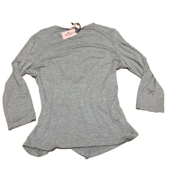 Juicy Couture Womens Juicy Couture 3/4 Sleeve Cross Front Top New with Tags Sz M - Picture 4 of 5